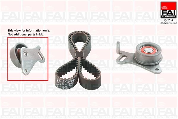 FAI AUTOPARTS Zobsiksnas komplekts TBK395